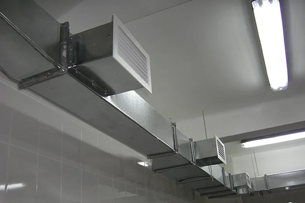 Монтаж прямоугольных воздуховодов Детальное фото монтаж прямоугольных воздуховодов